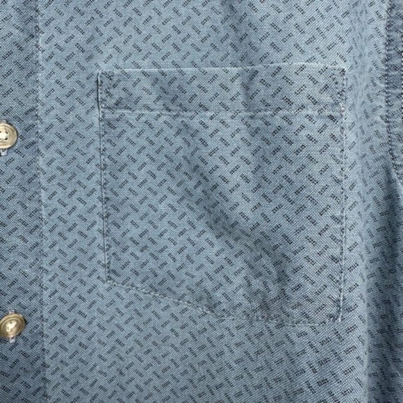 Men's Marine Layer Poe Button Down in Faded Indigo Medium - Picture 3 of 7
